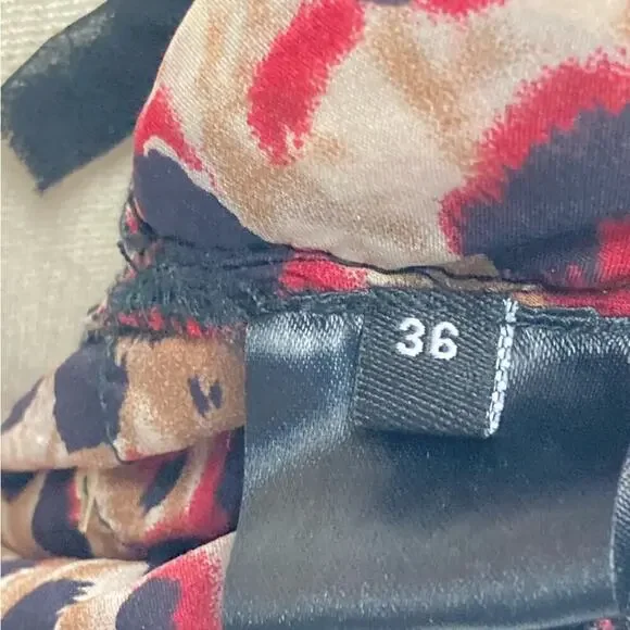 BALENCIAGA Animal Print Stretch Body Conturing Sleeveless Dress - Size 6 - Picture 10 of 11